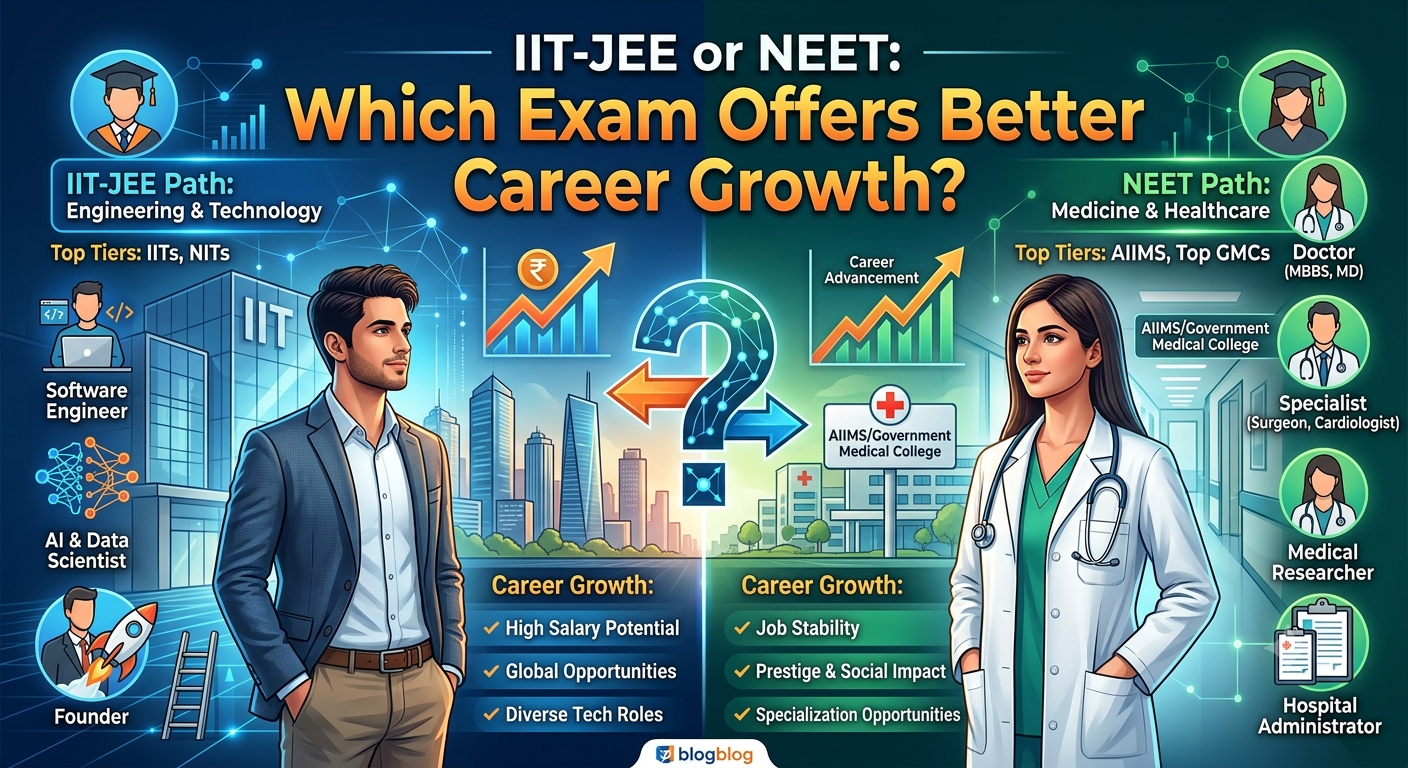 IIT-JEE or NEET Which Exam Offers Better Career Growth.png